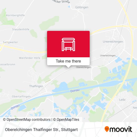 Карта Oberelchingen Thalfinger Str.