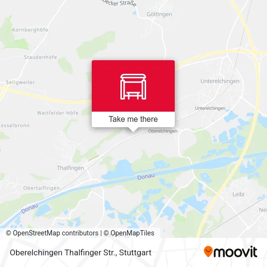 Карта Oberelchingen Thalfinger Str.