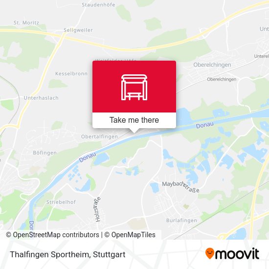 Thalfingen Sportheim map