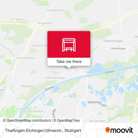 Thalfingen Elchinger/Ulmerstr. map