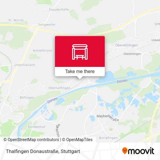 Карта Thalfingen Donaustraße