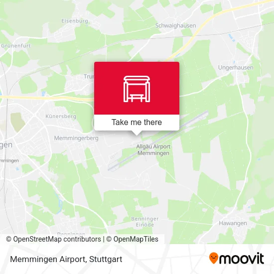 Карта Memmingen Airport