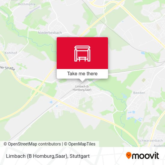 Limbach (B Homburg,Saar) map