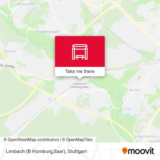 Карта Limbach (B Homburg,Saar)