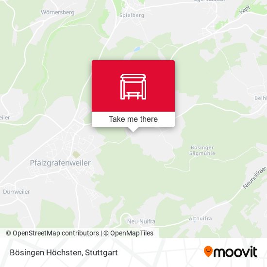 Карта Bösingen Höchsten