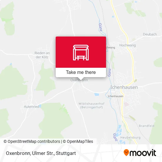 Карта Oxenbronn, Ulmer Str.