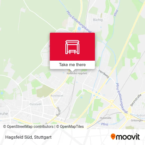 Hagsfeld Süd map