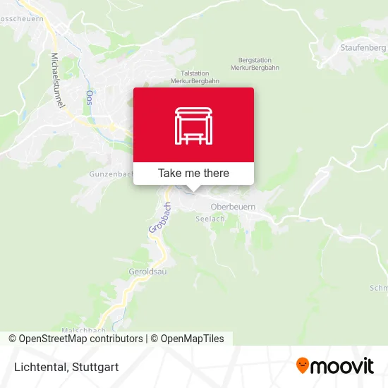 Lichtental map