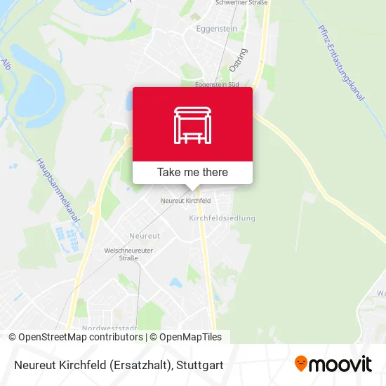 Карта Neureut Kirchfeld (Ersatzhalt)