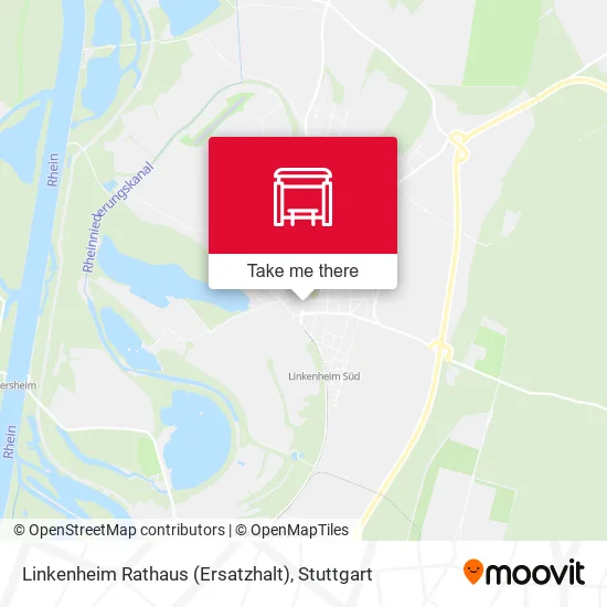 Карта Linkenheim Rathaus (Ersatzhalt)