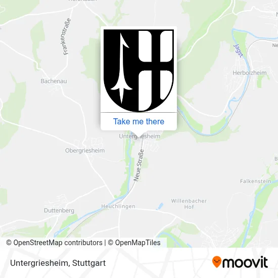 Untergriesheim map