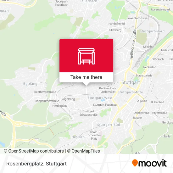 Rosenbergplatz map