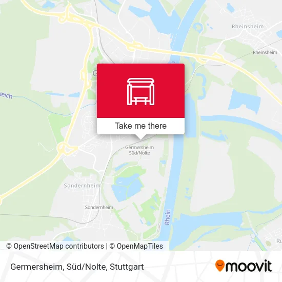 Карта Germersheim, Süd/Nolte