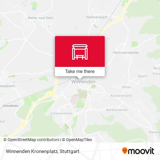 Карта Winnenden Kronenplatz