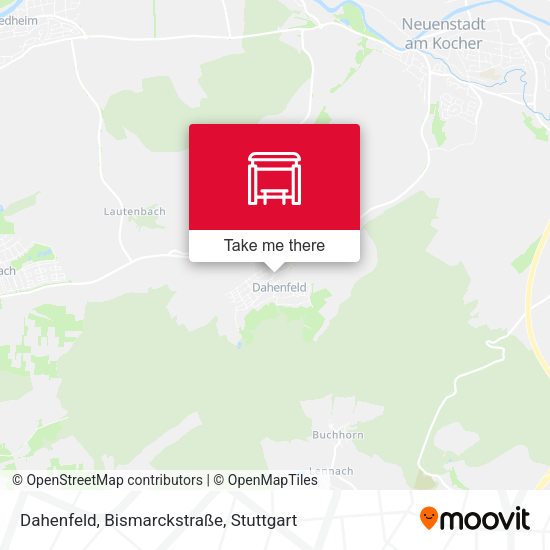Карта Dahenfeld, Bismarckstraße