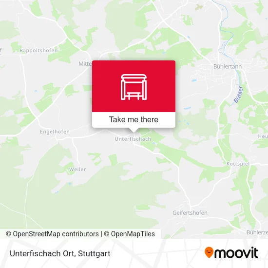 Unterfischach Ort map
