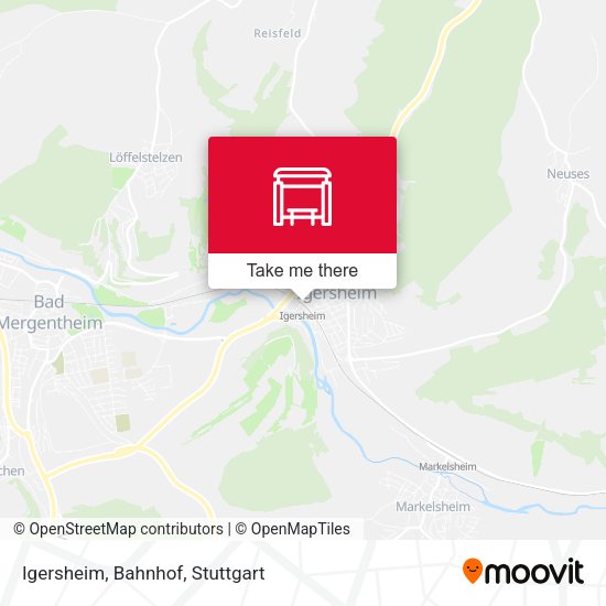 Карта Igersheim, Bahnhof