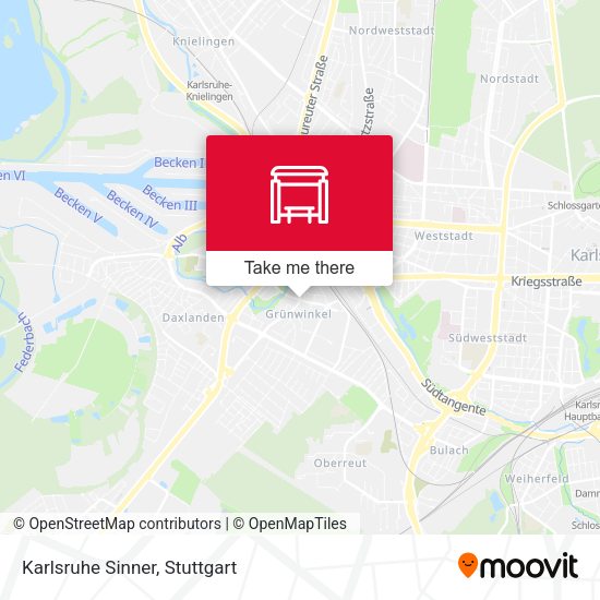 Карта Karlsruhe Sinner