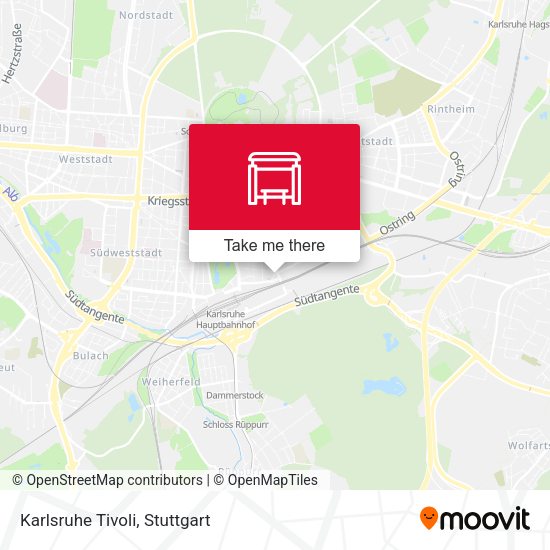 Карта Karlsruhe Tivoli
