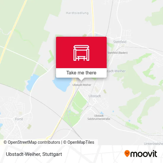 Карта Ubstadt-Weiher