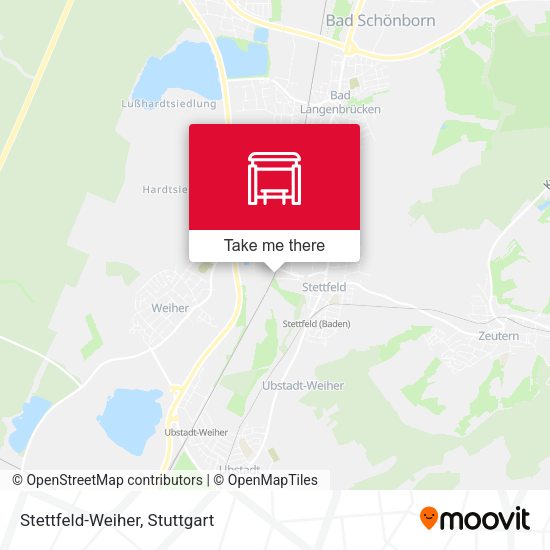 Карта Stettfeld-Weiher