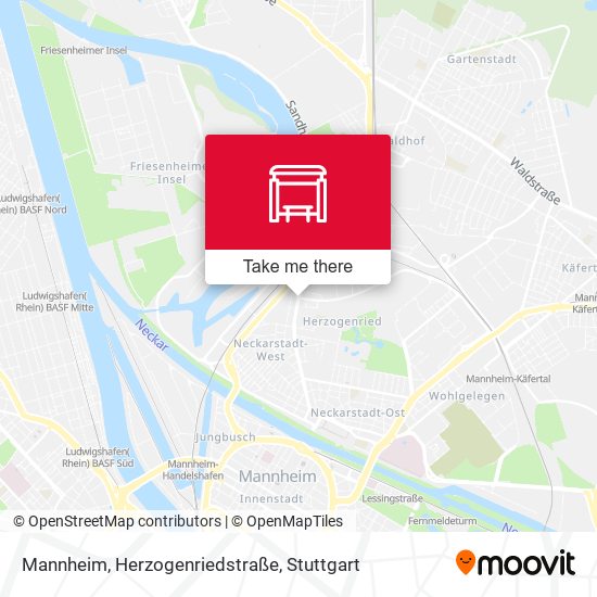 Mannheim, Herzogenriedstraße map