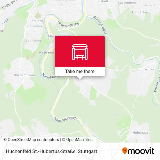 Карта Huchenfeld St.-Hubertus-Straße