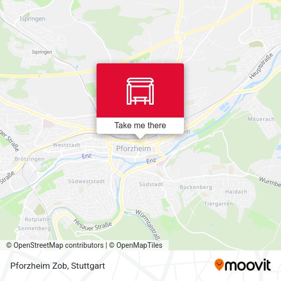Карта Pforzheim Zob