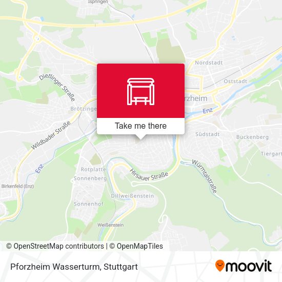 Карта Pforzheim Wasserturm