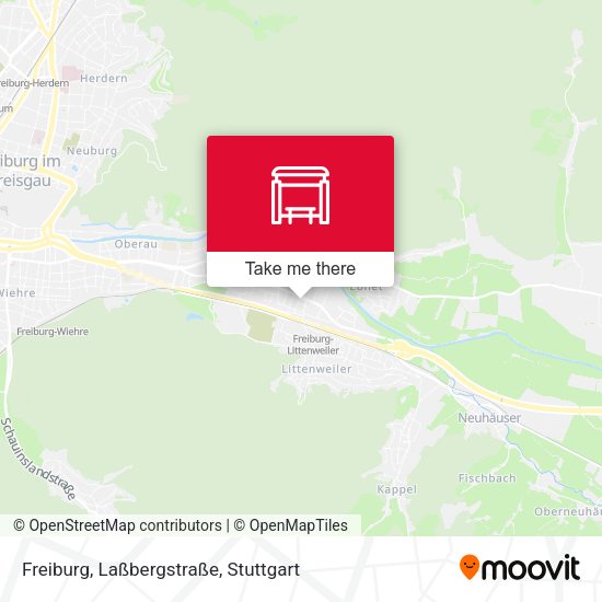Карта Freiburg, Laßbergstraße