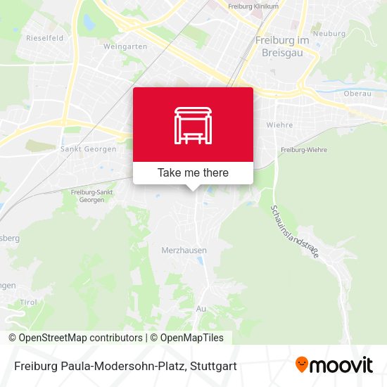 Карта Freiburg Paula-Modersohn-Platz