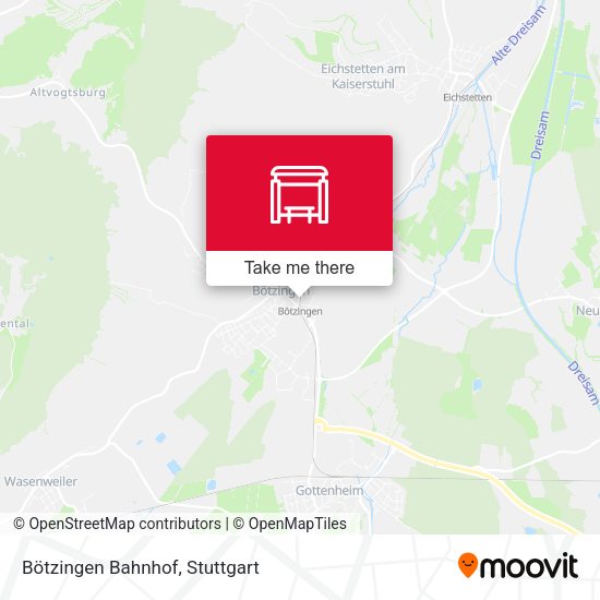 Карта Bötzingen Bahnhof