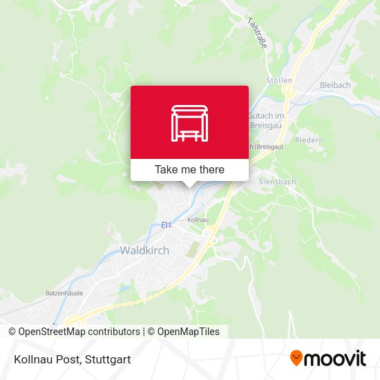 Карта Kollnau Post