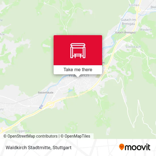 Карта Waldkirch Stadtmitte