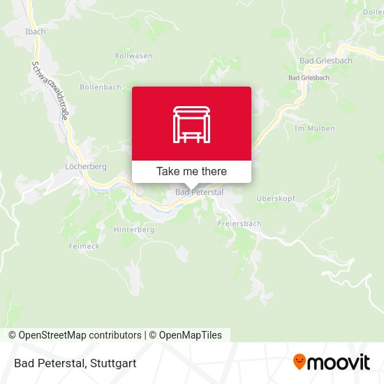 Карта Bad Peterstal
