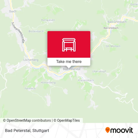 Карта Bad Peterstal
