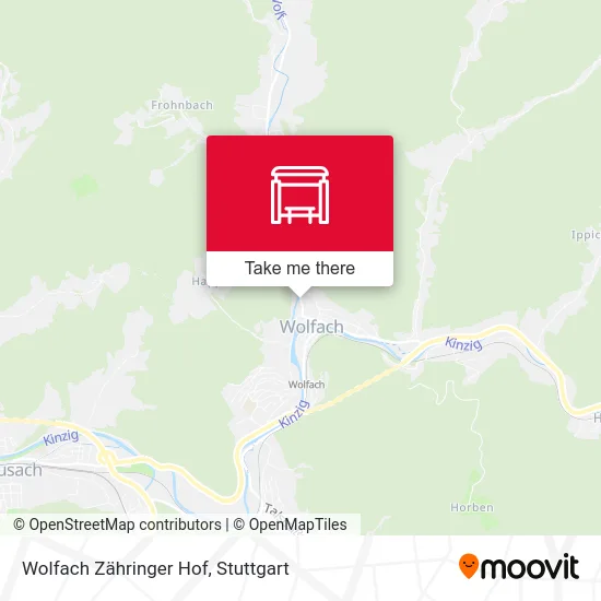 Карта Wolfach Zähringer Hof