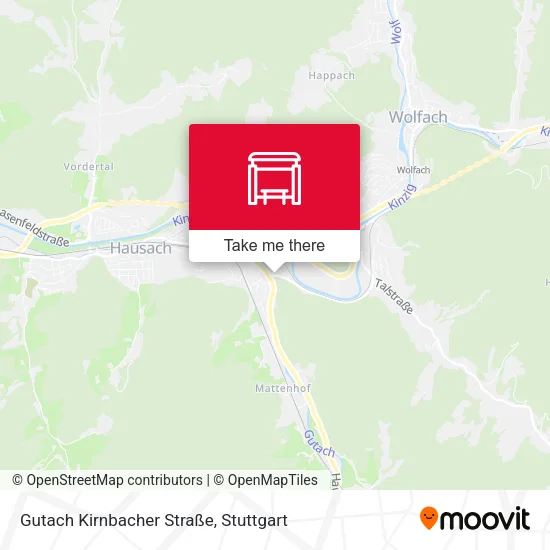 Карта Gutach Kirnbacher Straße
