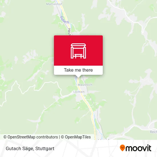 Карта Gutach Säge