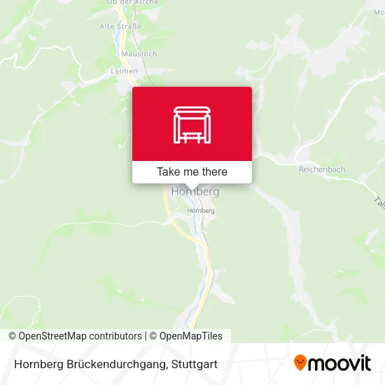 Карта Hornberg Brückendurchgang