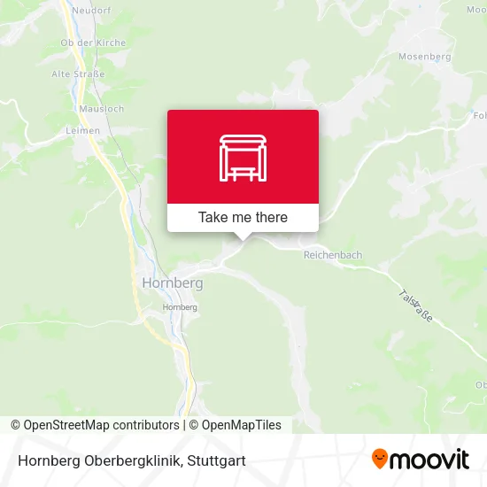 Карта Hornberg Oberbergklinik