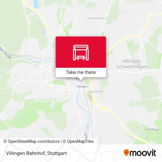 Карта Villingen Bahnhof