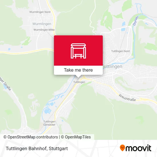 Карта Tuttlingen Bahnhof