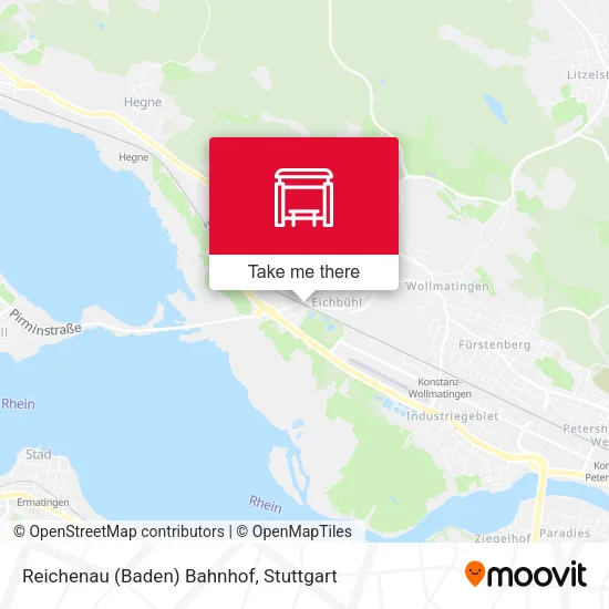 Карта Reichenau (Baden) Bahnhof