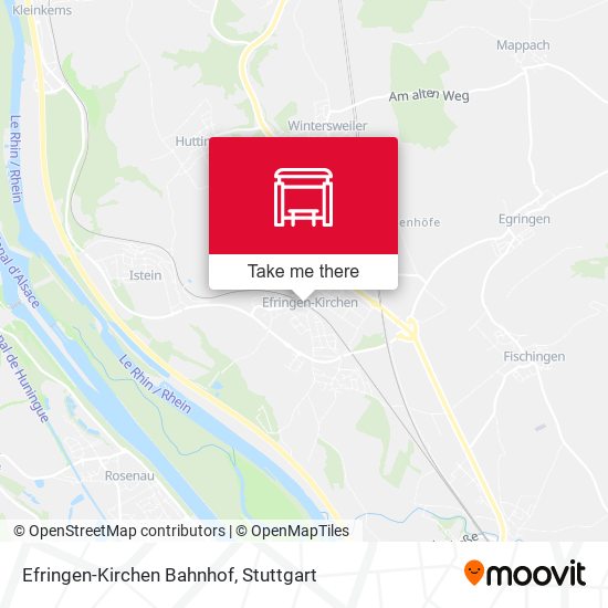 Efringen-Kirchen Bahnhof map