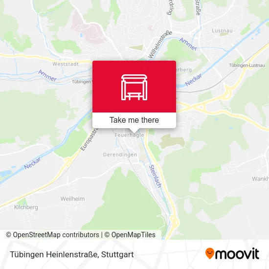 Карта Tübingen Heinlenstraße