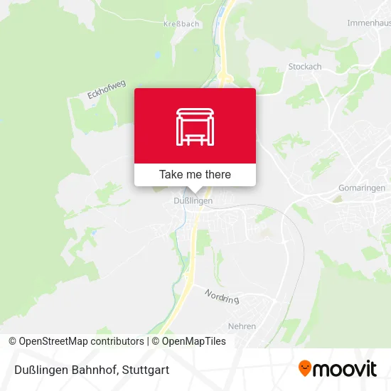 Карта Dußlingen Bahnhof