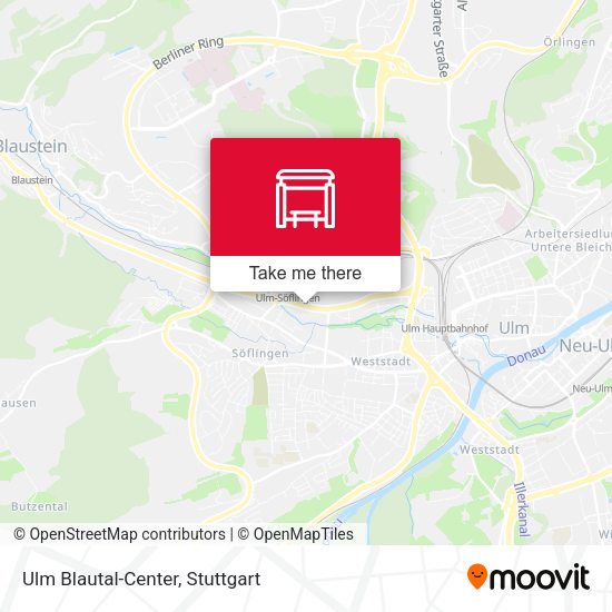 Карта Ulm Blautal-Center