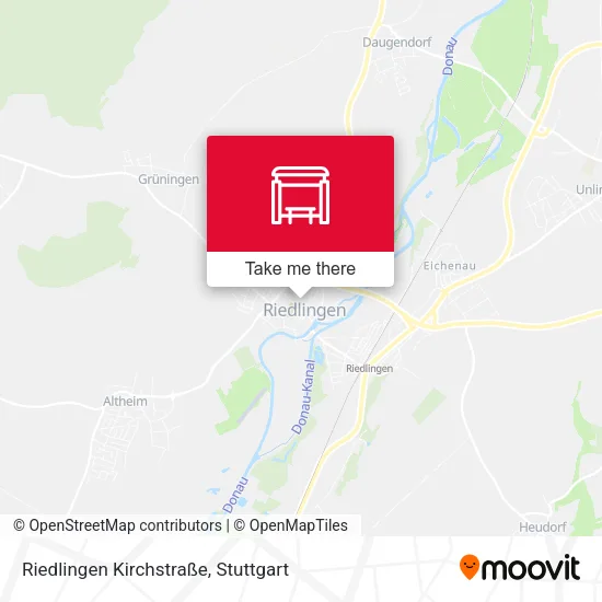 Карта Riedlingen Kirchstraße