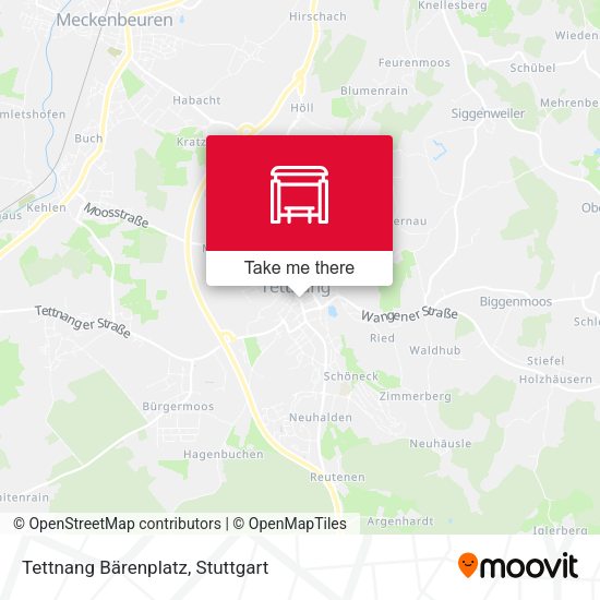 Карта Tettnang Bärenplatz